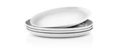 Eva Trio Legio Nova Oval Coupe tallerken 4stk 24,5 cm.