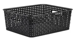 Fletkurv plast 10L Sort