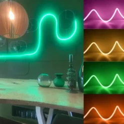 Flex Neon Lysslange 3 meter Grøn