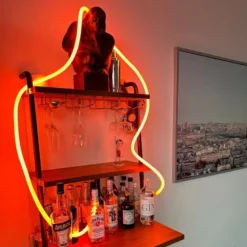 Flex Neon Lysslange 3 meter Orange
