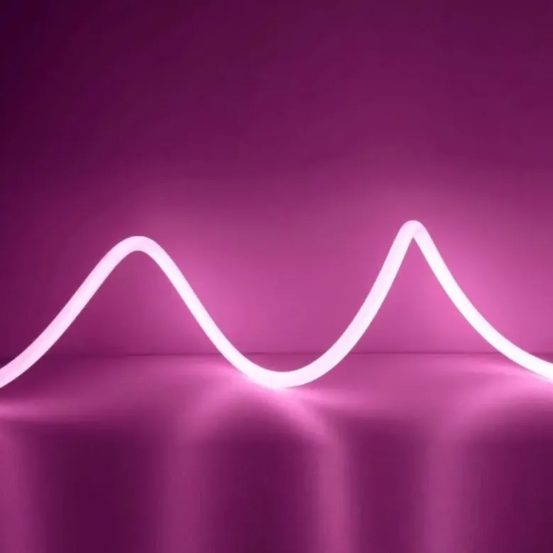 Flex Neon Lysslange 3 meter Pink