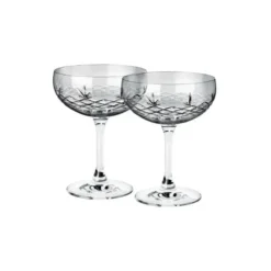 Frederik Bagger Crispy Dark Gatsby champagneskål grå 33cl 2 stk