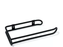 Funktion Køkkenrulleholder til væg 31x13,5 cm sort
