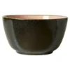 Grødskål D24x13 cm rosa/sort