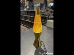 Guld glitterlampe med guld glitter
