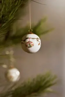 Hammershøi Christmas julekugle 2025 hvid Ø6 cm