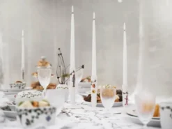 Hammershøi Jul Lysestage - H20 cm Hvid