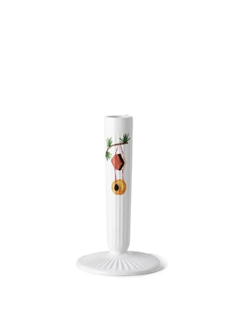 Hammershøi Jul Lysestage - H16 cm Hvid