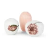 Hammershøi Poppy Vase miniature hvid m. deko 3 stk