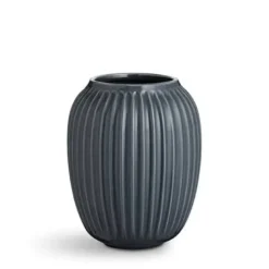 Hammershøi Vase Antracitgrå mellem