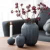 Hammershøi Vase Antracitgrå stor