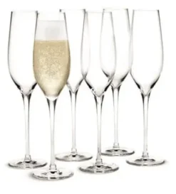 Holmegaard Cabernet Champagneglas 29 cl 6 stk