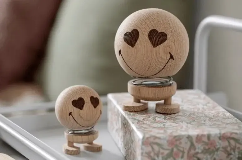 Hoptimist Figur Smiley Love S