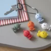 Hoptimist nøglering silikone grøn