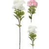H&S Collection Falsk Blomst - Hvid/Lyserød