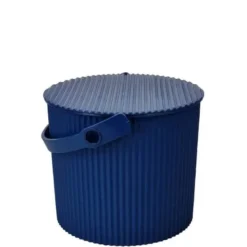 Japansk Omnioutil spand med låg 4 liter Navy Blå