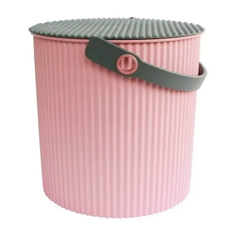Japansk Omnioutil spand med låg 20 liter Rose Pink