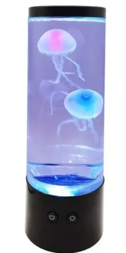 Jelly fish lampe til batteri inkl.. USB-ledning