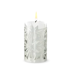 Karen Blixen Lysestage H16 cm forsølvet