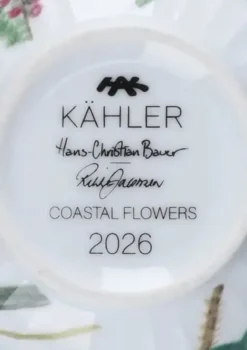 Kähler Hammershøi Summer 2026 coastal flower krus 33 cl