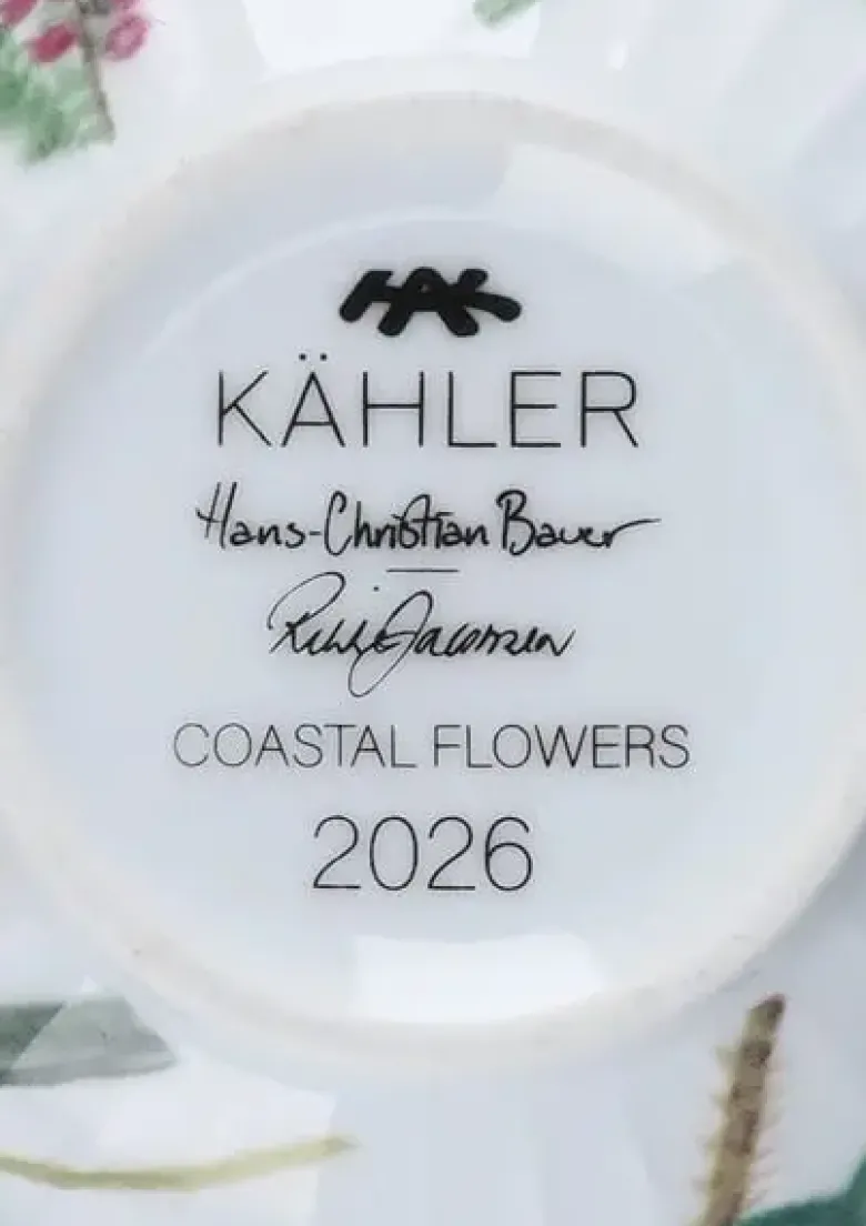 Kähler Hammershøi Summer 2026 coastal flower krus 33 cl