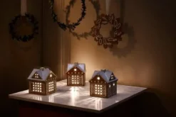 Kähler Jul Gingerbread Lyshus Julestald H11.5