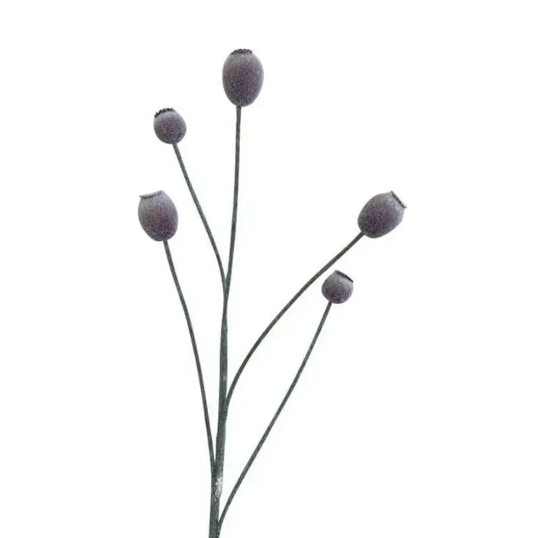 Kunstig blomst rosa 5 blomster