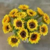 Kunstig blomst Solsikke gul 1 stk.