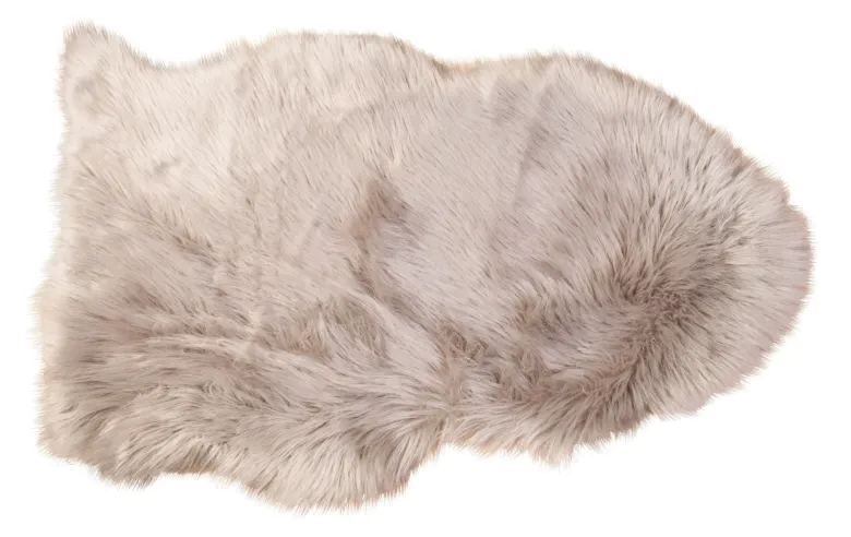 Kunstig Lammeskind - 90x60 cm Mokka