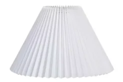 Lampeskærm hvid PVC 18 cm