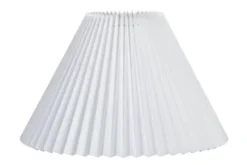 Lampeskærm hvid PVC 12 cm