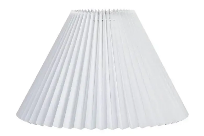 Lampeskærm hvid PVC 12 cm