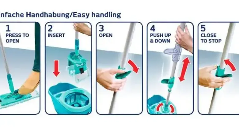 Leifheit Gulvvaskersæt CLEAN TWIST M ERGO 6 liter