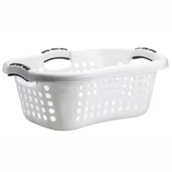 Linnedkurv 45L hvid med huller
