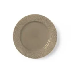 Lyngby Frokosttallerken Rhombe Earth Frokosttallerken Ø23 cm clay