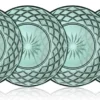 Lyngby Glas Sorrento Glastallerken Dia 21 cm 4-pak grøn