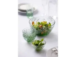 Lyngby Glas Sorrento skål Dia 12 cm 4 stk Grøn