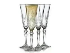 Lyngby Melodia Champagneglas 4 stk