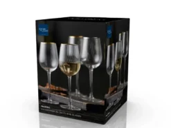 Lyngby Palermo Gold Hvidvinsglas