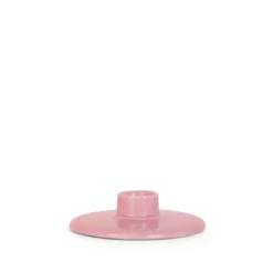 Lyngby Porcelæn Rhombe Colorado Kronelysestage H3 rosa