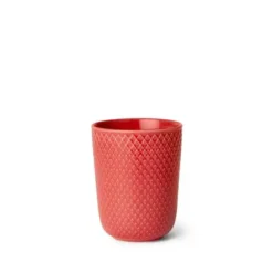 Lyngby Porcelæn Rhombe Color Krus 33 cl koral