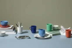 Lyngby Porcelæn Rhombe Color Mælkekande 39 cl blå