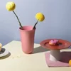 Lyngby Porcelæn Rhombe Color vase H20 Rosa
