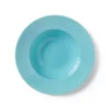 Lyngby Porcelæn Rhombe Colour dyb tallerken Ø24,5 cm turkis