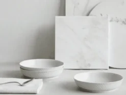 Lyngby Porcelæn Rhombe dessertallerken Ø16 cm hvid