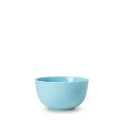 Lyngby Porcelæn Rhombe skål turkis 11 cm