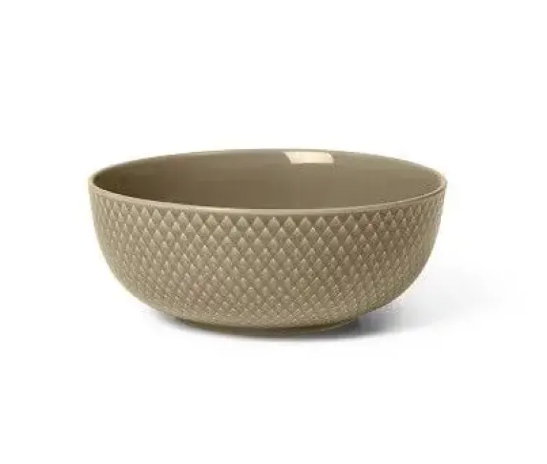 Lyngby Serveringsskål Rhombe Earth Skål Ø15.5 cm clay