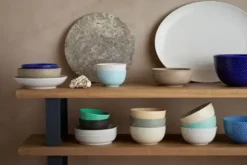 Lyngby Serveringsskål Rhombe Earth Skål Ø13 cm moss