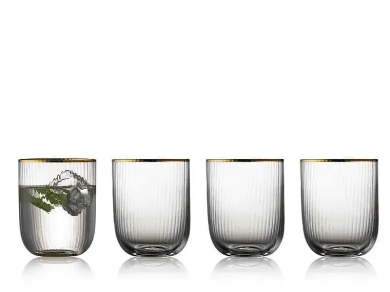 Lyngby Tumbler Palermo Gold 35 cl 4 stk
