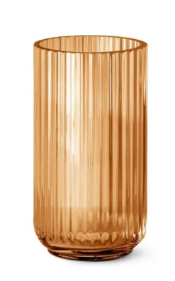 Lyngby Vasen 20cm Amber